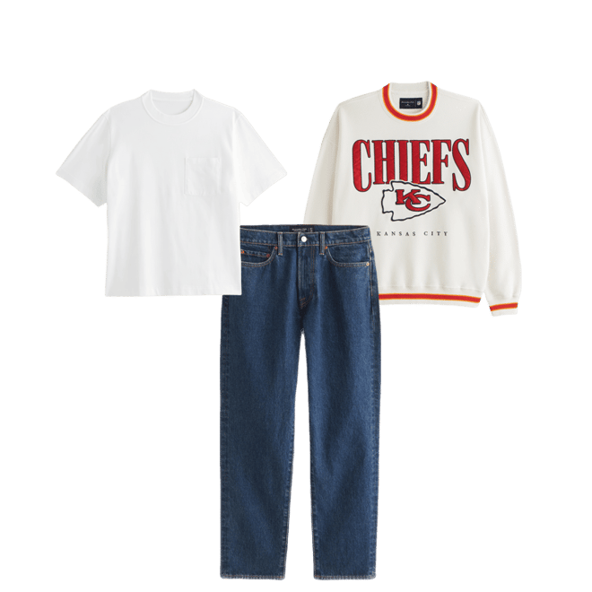 Kansas City Chiefs Graphic Crew Sweatshirt