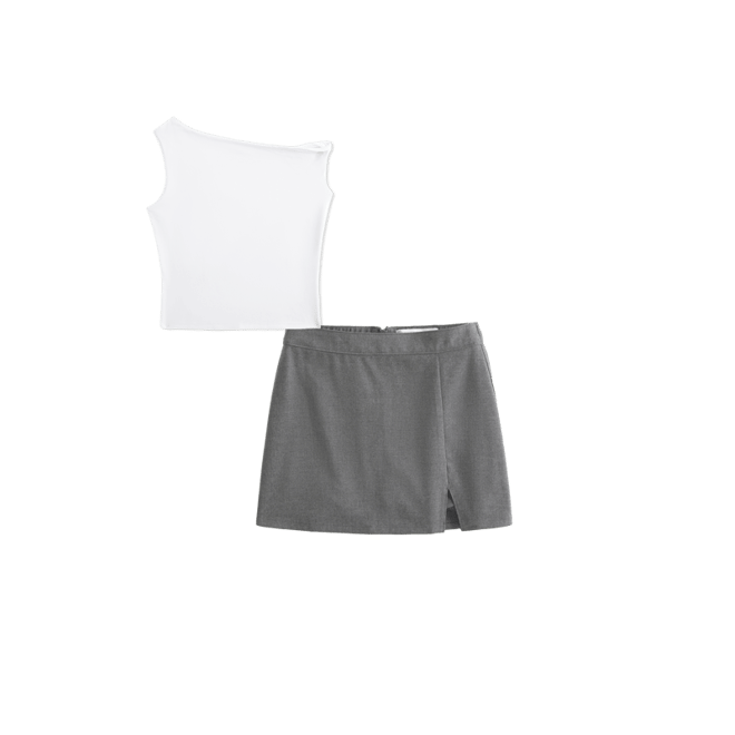 Asymmetrical Off-the-Shoulder Top