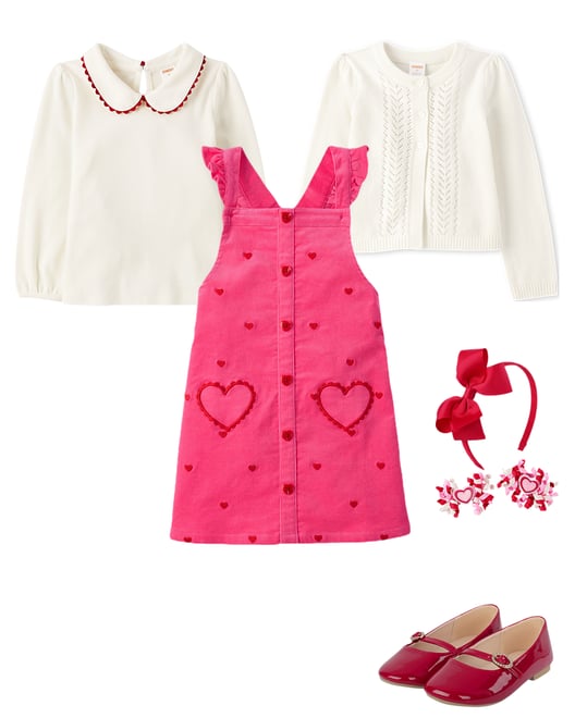 1st bundle featuring 4 items which compliment Girls 3-Piece Hair Set