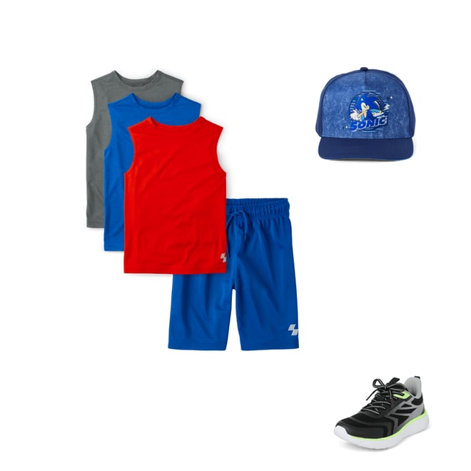 2nd bundle featuring 3 items which compliment Boys Basketball Shorts