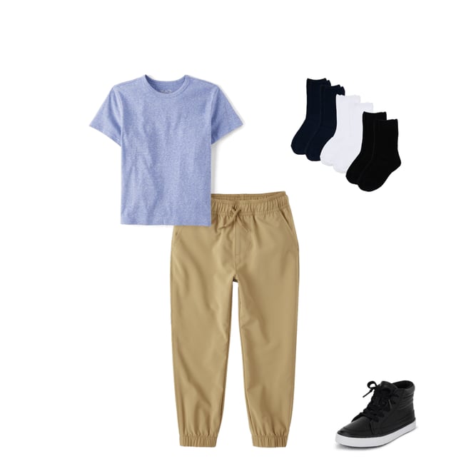 6th bundle featuring 3 items which compliment Boys Quick Dry Pull On Jogger Pants