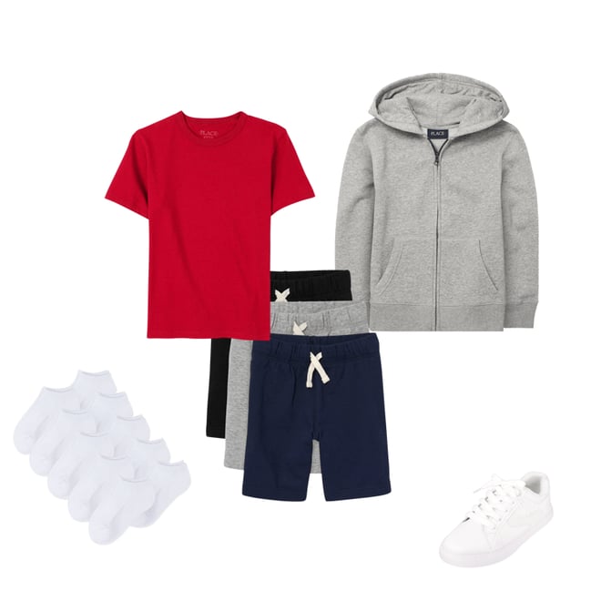 3rd bundle featuring 4 items which compliment Kids French Terry Shorts 3-Pack