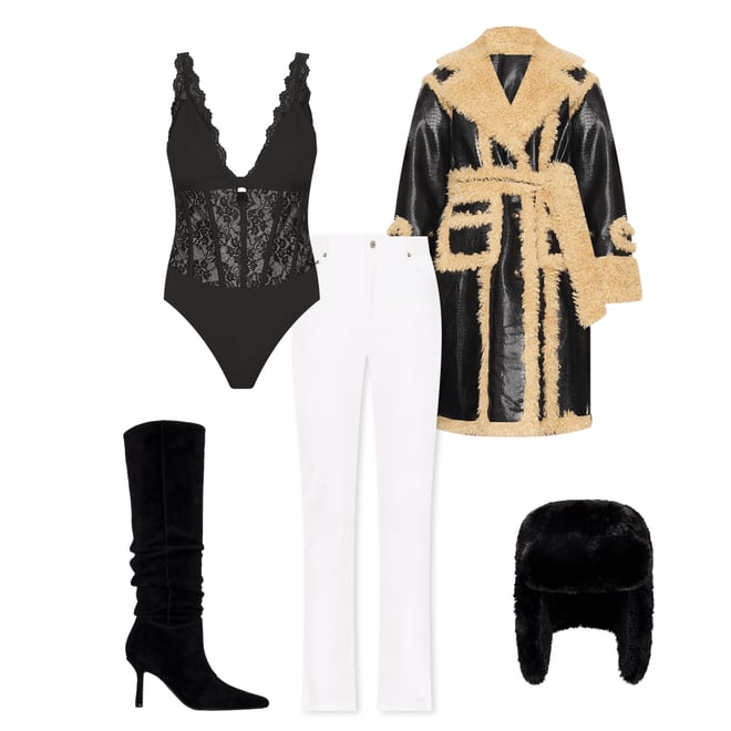 1st bundle featuring 4 items which compliment Apres Sherpa Trapper