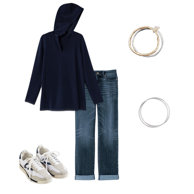 2nd bundle featuring 4 items which compliment J.Jill Relaxed Boyfriend Jeans