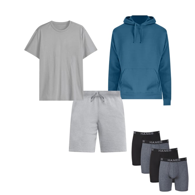 Hanes mens sweat shorts sale