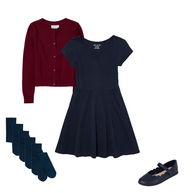 6th bundle featuring 3 items which compliment Girls Comfort Flex Mary Jane Shoes
