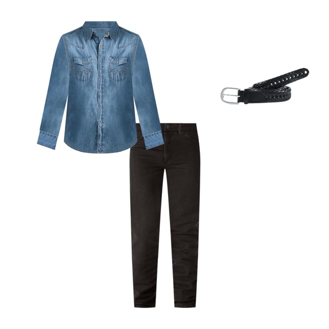 Wrangler® Cowboy Cut® Slim Fit Jean in Black Chocolate