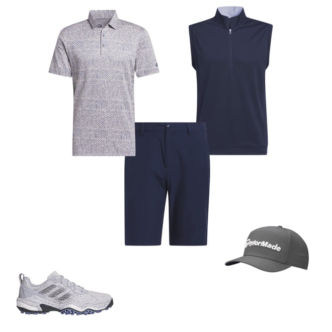 adidas Codechaos 25 Golf Shoes Dash Grey/Aurora Ink/Halo
