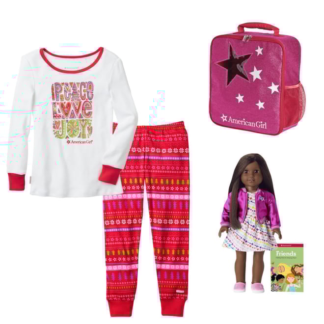 american girl sparkle doll tote