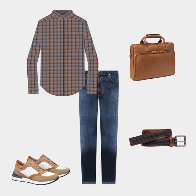 3rd bundle featuring 4 items which compliment Heathered Woven Shirts