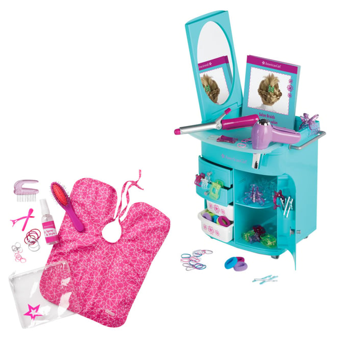 american girl hairstyling caddy