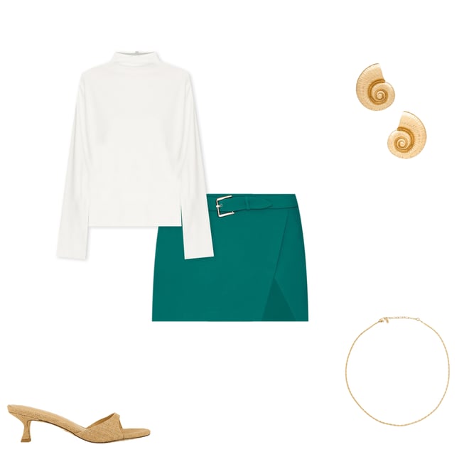 6th bundle featuring 4 items which compliment Shell Earring