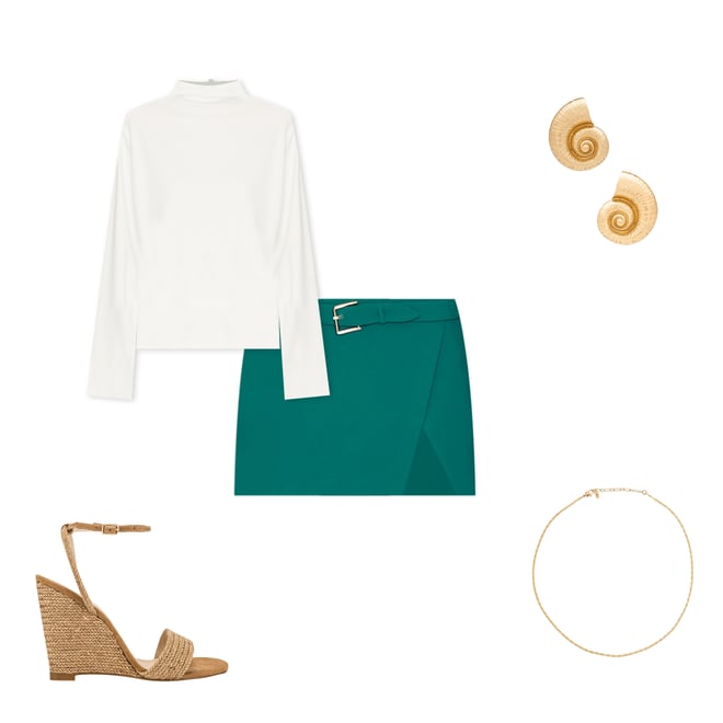1st bundle featuring 4 items which compliment Carla Blouse