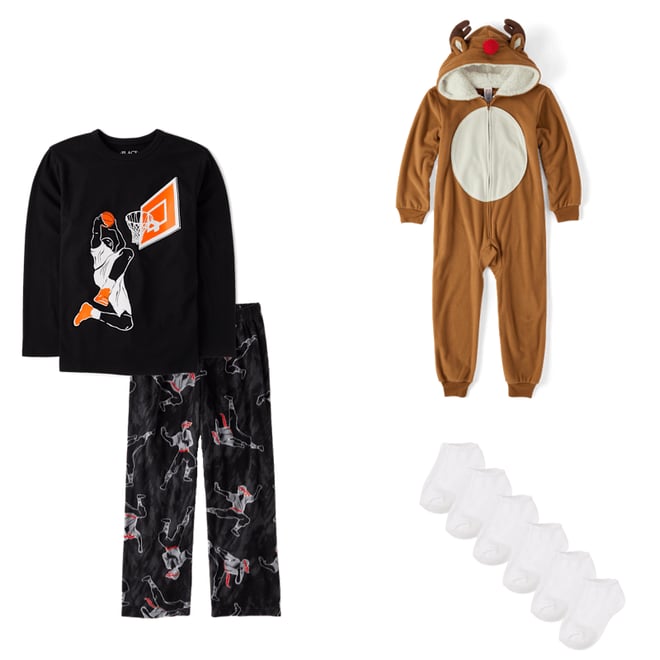 Reindeer hooded pajamas hotsell