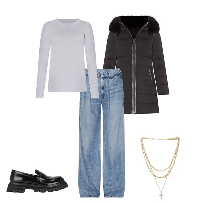 1st bundle featuring 4 items which compliment Calla Jacket With Fur Trim