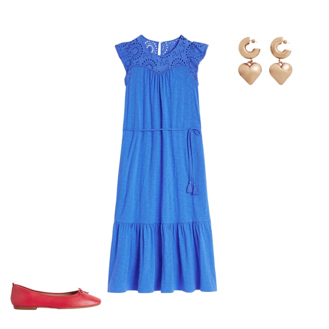 2nd bundle featuring 2 items which compliment Juliet Broderie Midi Dress-Gallery Blue