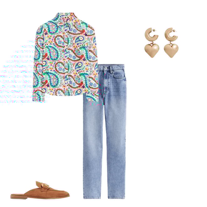 4th bundle featuring 3 items which compliment Iris Snaffle Mule Loafers, Tan