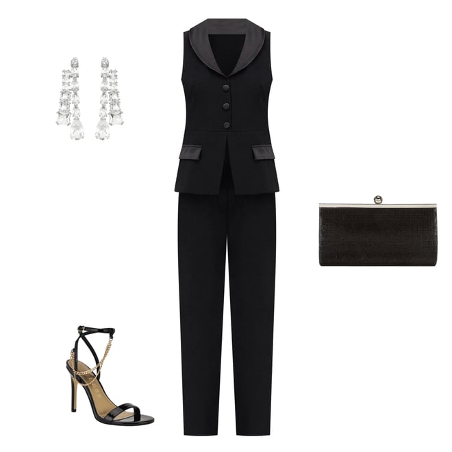 Eliza j peplum jumpsuit on sale