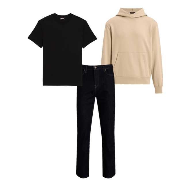 Loose Brushed Fleece Hoodie