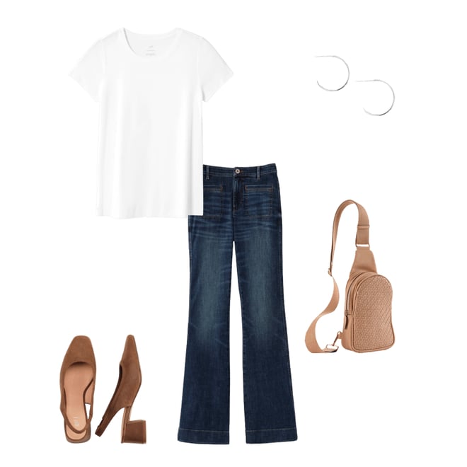 3rd bundle featuring 4 items which compliment J.Jill Pima Cotton Tee