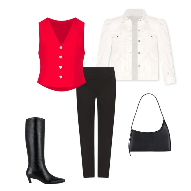1st bundle featuring 4 items which compliment Vixon Heeled Boot