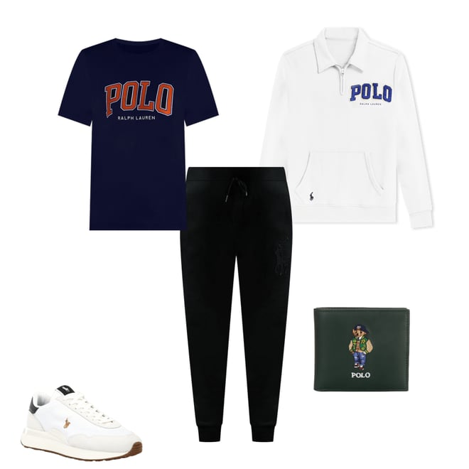 Polo Ralph Lauren hoodie and sweatpants deals bundle