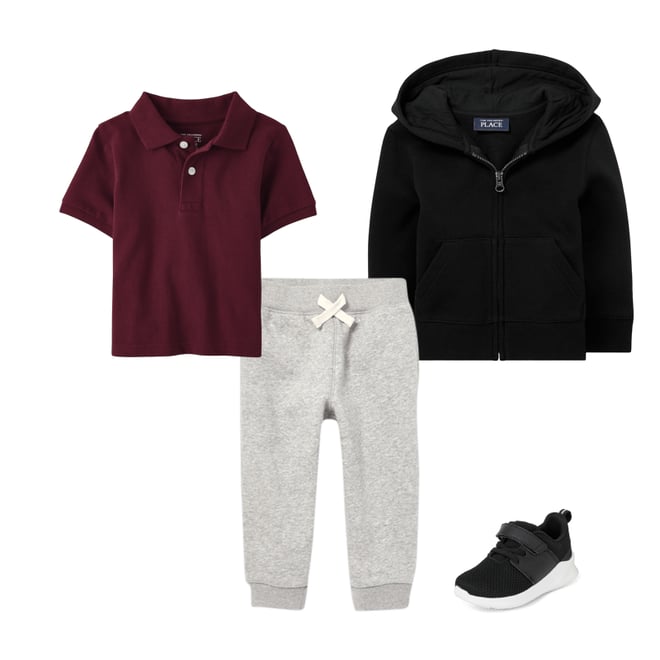 1st bundle featuring 3 items which compliment Toddler Uniform Pique Polo