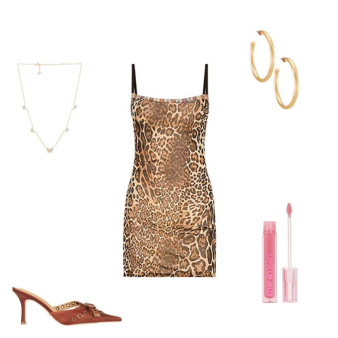 1st bundle featuring 4 items which compliment Leopard Mini Dress