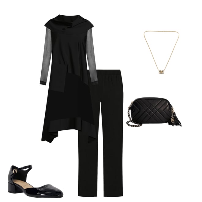 IC Collection Knit Mesh Shawl Collar Long Sleeve Overlay