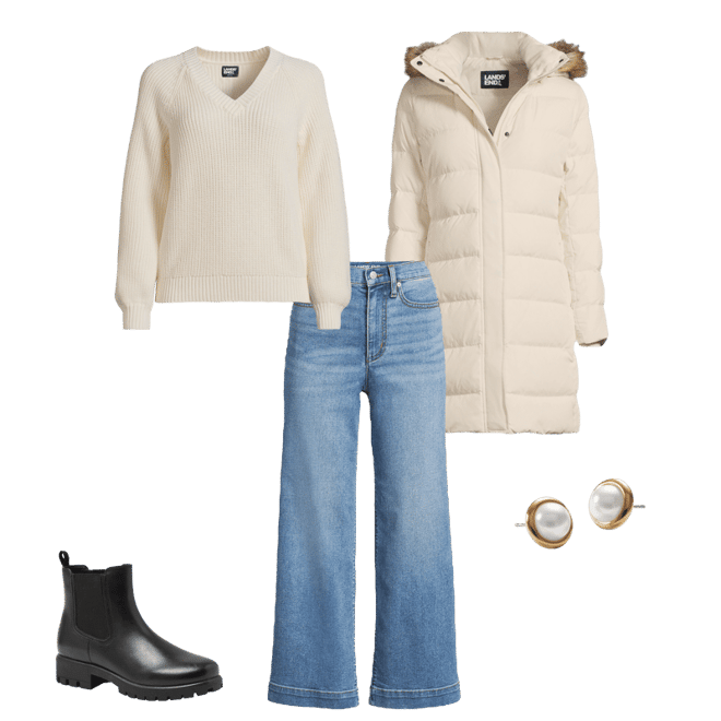 Women's Drifter Balloon Sleeve Sweater | Lands' End