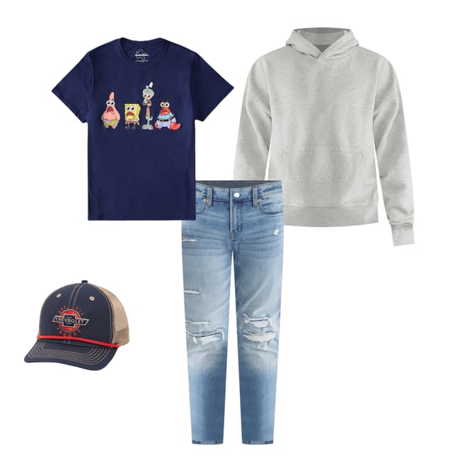 SpongeBob & Friends Relaxed Graphic Tee