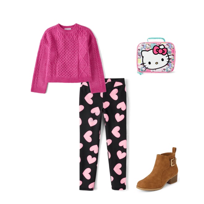 1st bundle featuring 3 items which compliment Girls Buckle Heel Booties