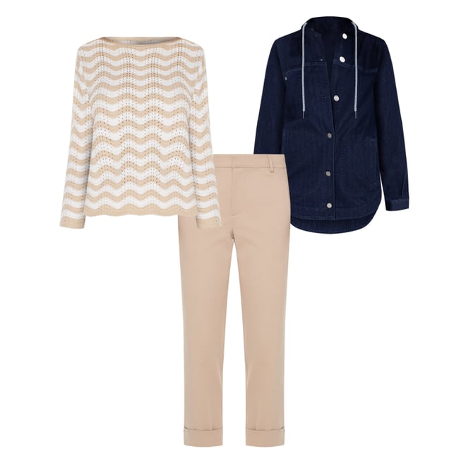 2nd bundle featuring 2 items which compliment Shirt Jacket With Hood