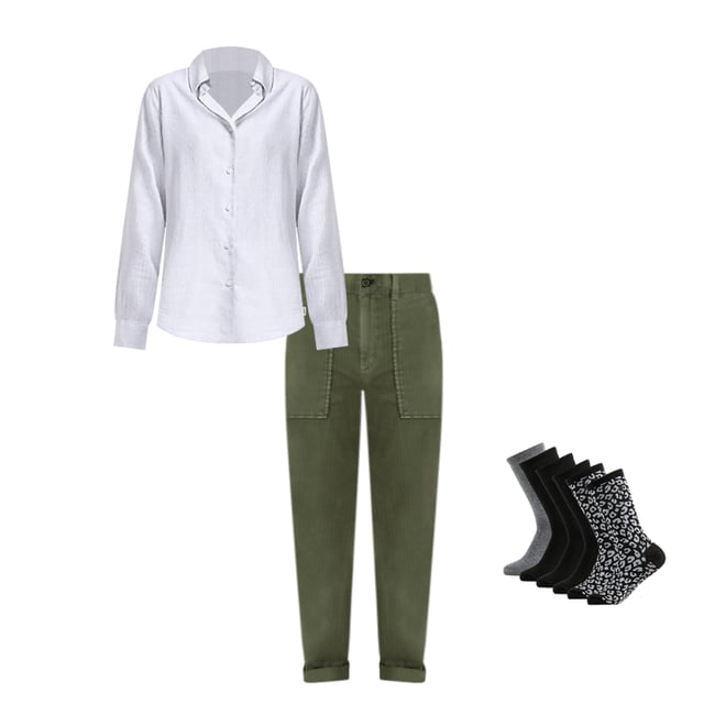 Women's High Rise Slouch Utility Pant