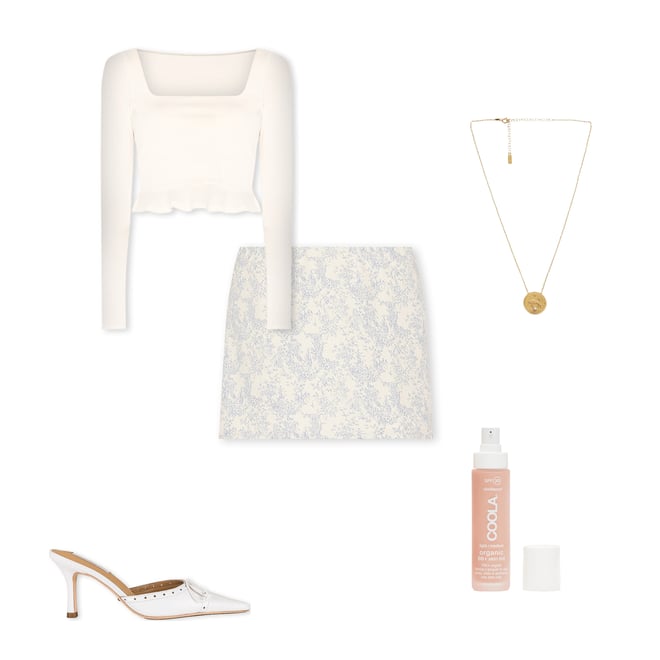 1st bundle featuring 4 items which compliment Priscilla Ribbed Top