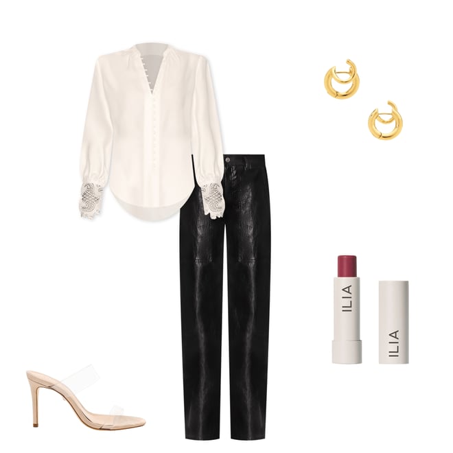 4th bundle featuring 4 items which compliment Ava Lace Cuff Blouse