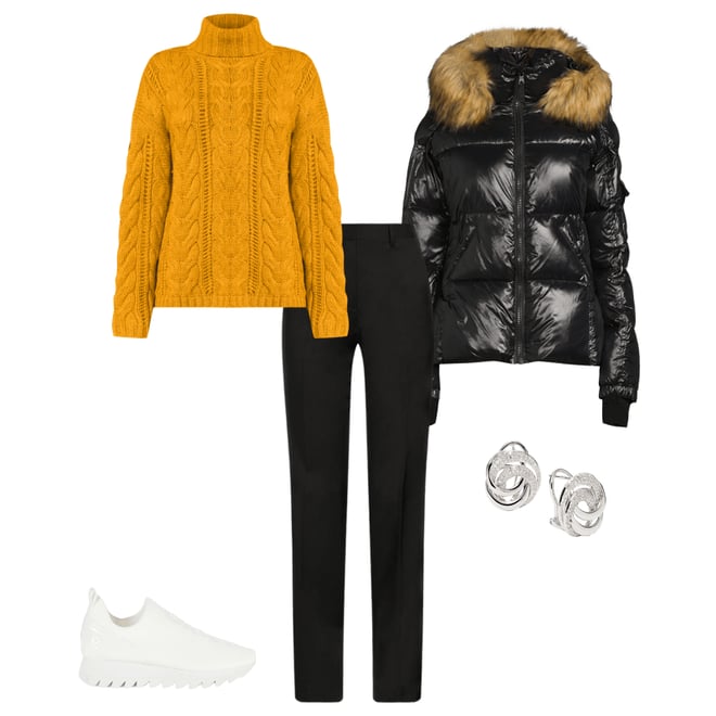 S13 faux fur glossy jacket hotsell