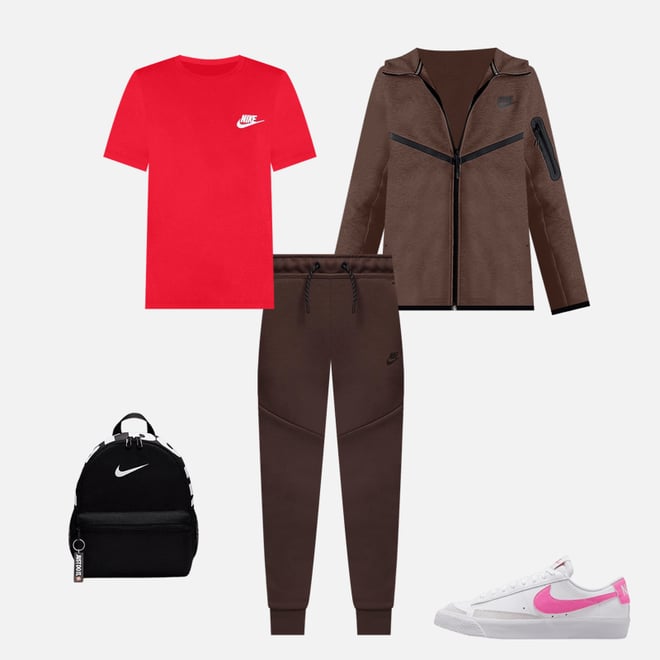 Nike tech shops youth fleece joggers bundle