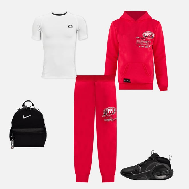 Boys Large ( 10 - 12 ) Nike & Under Armour Athletic store Tops Bundle