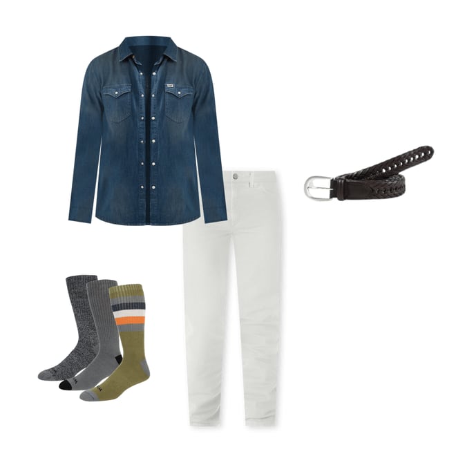 Wrangler® Cowboy Cut® Slim Fit Jean in White