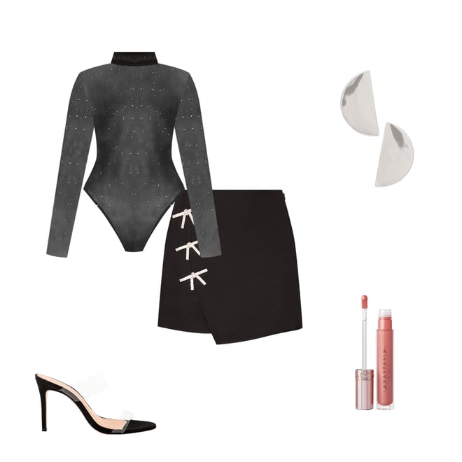 1st bundle featuring 4 items which compliment Zoie Mesh Bodysuit