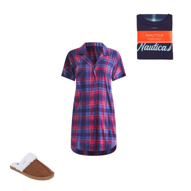 Nautica womens flannel pajamas sale