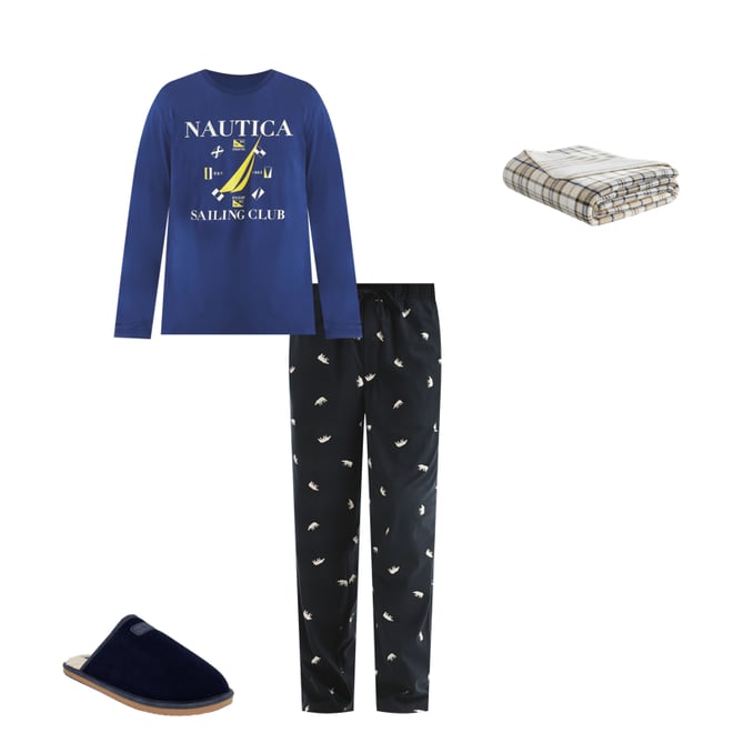 Fleece Polar Bear Print Pajama Pant Nautica