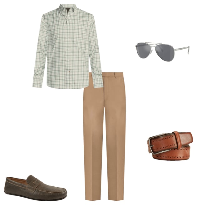 Cremieux Blue Label Long Sleeve Classic Gingham Oxford Woven