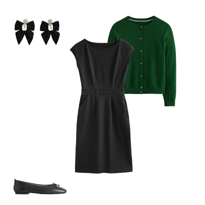 4th bundle featuring 3 items which compliment Eva Cashmere Crew Cardigan