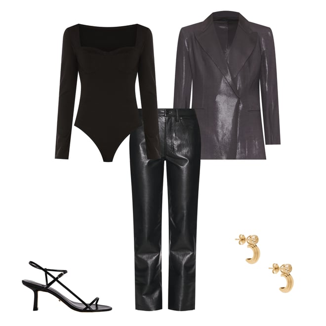 1st bundle featuring 4 items which compliment Classic Double Breasted Jacket