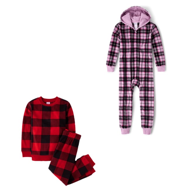 Children's place buffalo plaid pajamas hotsell