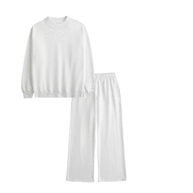 Oversized Mock-Neck Sweatshirt