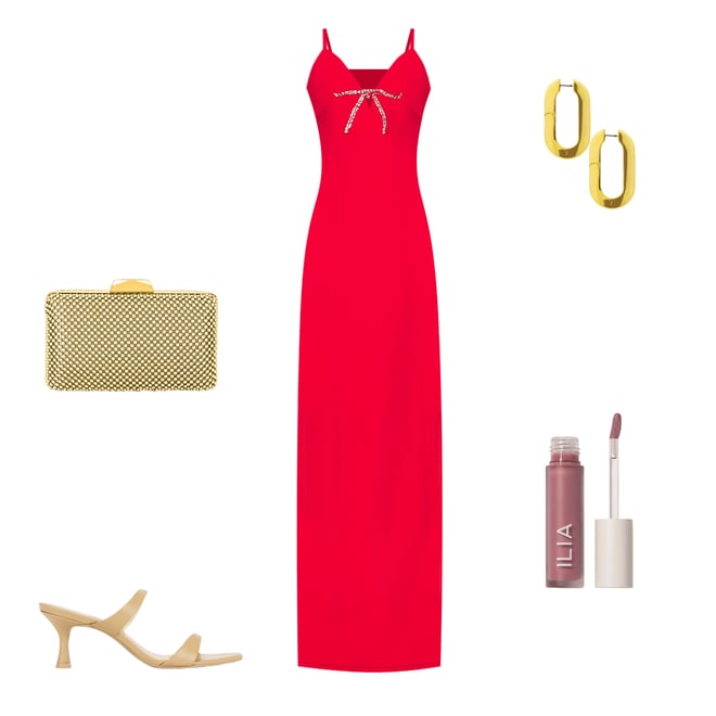 4th bundle featuring 4 items which compliment Natasha Ball Mesh Clutch