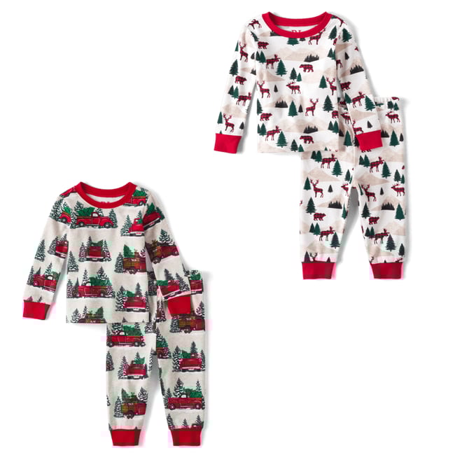 6th bundle featuring 1 items which compliment Baby And Toddler Matching Family Mountain Snug Fit Cotton Pajamas